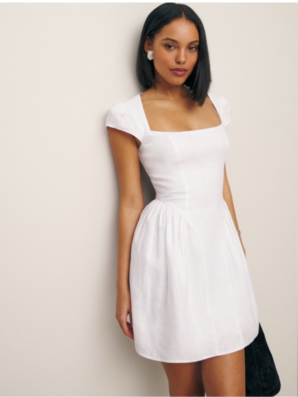 Reformation Oaklyn Linen Dress Size 8